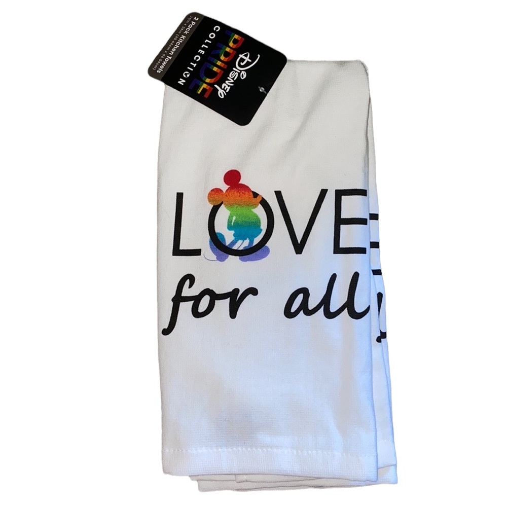 NEW Disney Mickey Mouse pride towels “love for all”
